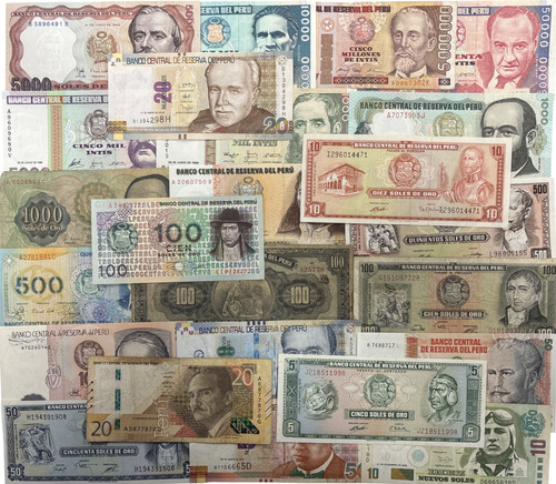 Pervian sol banknoten - pervian,