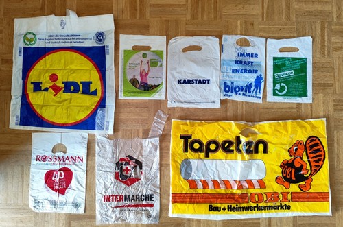 Plastiktüten konvolut 8 - 10,