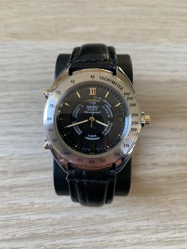 Seiko chronograph 6m26 8020 - chronograph, 6m26-8020