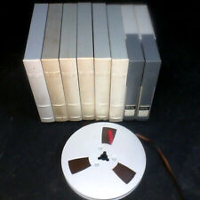 Tonbandschuber leer, 6 x BASF und 2 x Agfa