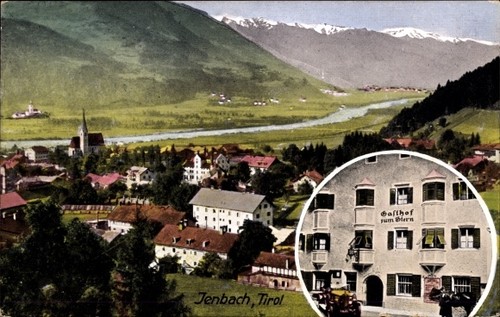 Jenbach tirol panorama - jenbach, in