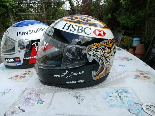 Eddie irvine replica helmet - eddie,