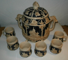 Rumtopf mit bechern pfalz - bechern, "pfalz"