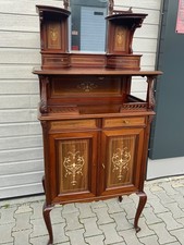 Jugendstil Vertiko in Mahagoni