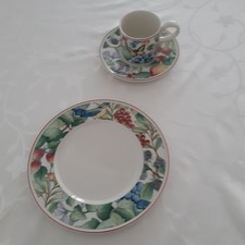 Villeroy & Boch, Serie"Catalina" Kaffeegedeck, 3 Teile
