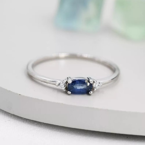 Blauer stern saphir ring - blauer,