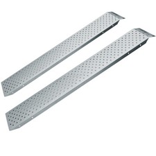 B-Ware Auffahrrampe 2er Set - 400kg Auto Rampe Laderampe Stahl Verladen 