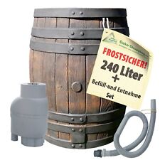 REGENTONNE REGENFASS WASSERFASS REGENBEHÄLTER REGENSPEICHER GARTENFASS REGENTANK