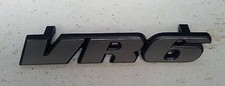 Original Schriftzug Emblem VW Corrado VR6 Alu gebürstet Optik Vorn 535 853 679 D