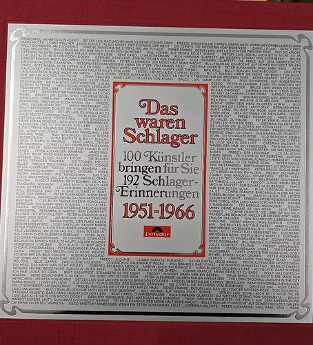 Das waren schlager - waren,