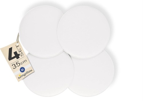 4er set stuhlkissen aus filz - stuhlkissen,