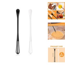 2 in 1 Mini Schneebesen, 2 Stück, multifunktionaler kleiner Schneebesen klein...