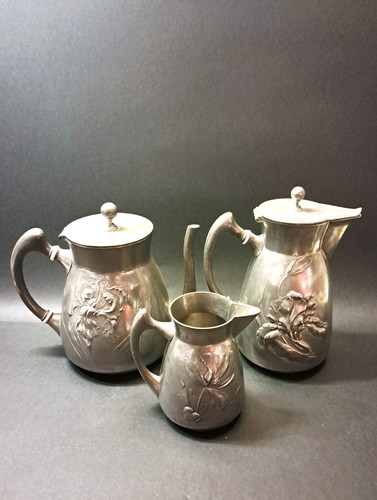Jugendstil drei kannen von - jugendstil,