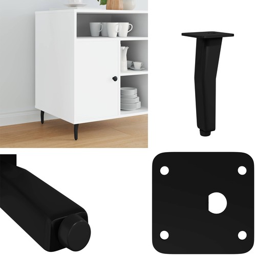 Standfüße schwarz eisen - schwarz,