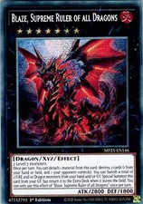 Blaze, Supreme Ruler of All Dragons MP25-EN146 Secret Rare Englisch Neu 1st
