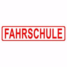 Fahrschule Auto Aufkleber