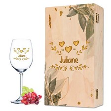 Leonardo Weinglas mit UV-Druck