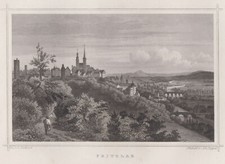 Fritzlar Original Stahlstich Poppel 1870