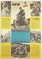e11827 Original alter Prospekt DKW Hobby Roller Auto Union GmbH