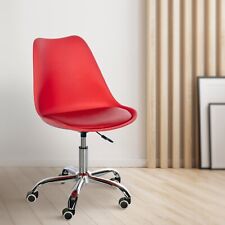 Bürostuhl Kunststoff rot