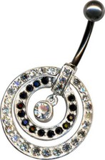 Bauchnabel Piercing 925 SILBER