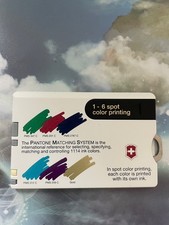 Victorinox Swiss Card   Pantone Druckfarben Werbung    selten