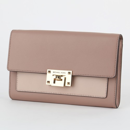 Michael kors leder clutch - leder,