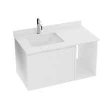 2in1, Waschtischunterschrank KENT WHITE 900  inkl. Unterbauwaschtisch Badzimmer