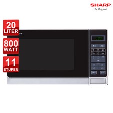 Mikrowelle Mikrowellengerät 800W 20L 8-Programme Sharp R242WW RO_R242WW_B