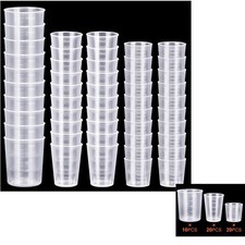 Messbecher Kunststoff Set
