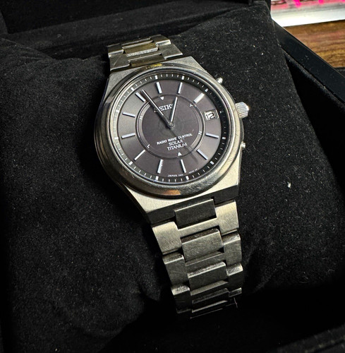 Seiko solar titan funkuhr - solar,
