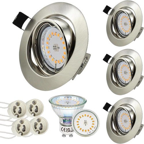 Led einbaustrahler 4er - 4er, set