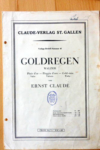 Goldregen noten für - goldregen,,