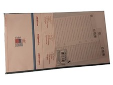 Rido ide Schreibmappe Grau Uni Adressregister 93x172mm 64 Seiten