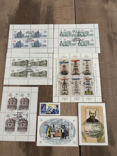 Ddr briefmarken konvolut - briefmarken, 1987