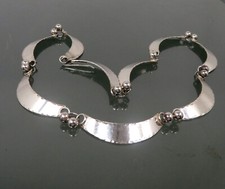 Art Deco Silber Kette 925 Sterling Necklace ADOLF REGELMANN  ° DESIGN COLLIER