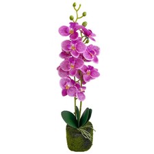 Künstliche Orchidee ohne Topf ca.41cm Kunstblumen Kunstpflanzen Orchideen Blumen