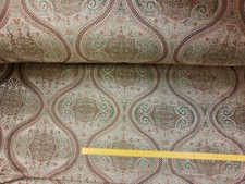 Möbelstoff Bezugsstoff Polsterstoff Meterware Stof Jacquard Ornament Barock Rank