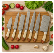 Küchenmesser-Set 7 Teilig mit