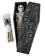 Gruseliger Mumien Sarg mit