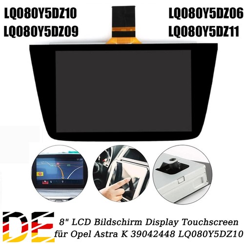 Lcd display radio für opel - 8",