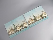 2 x SCHALLBILDKARTE HAMBURG HAFEN 4/72 Singing Hills + 4/34 Buona Sera