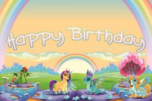 Aufkleber happy birthday - aufkleber,