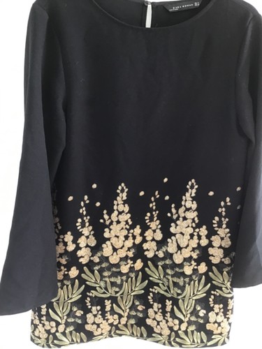 Zara mini kleid pailletten - mini,