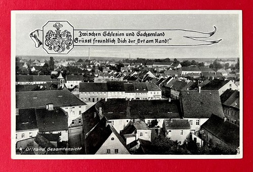 Ortrand 1937 gesamtansicht - ak,