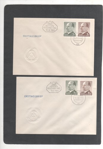 Ddr fdc dauerserie - ddr,
