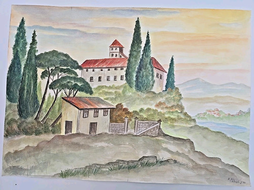 Aquarell gemälde auf - aquarell,