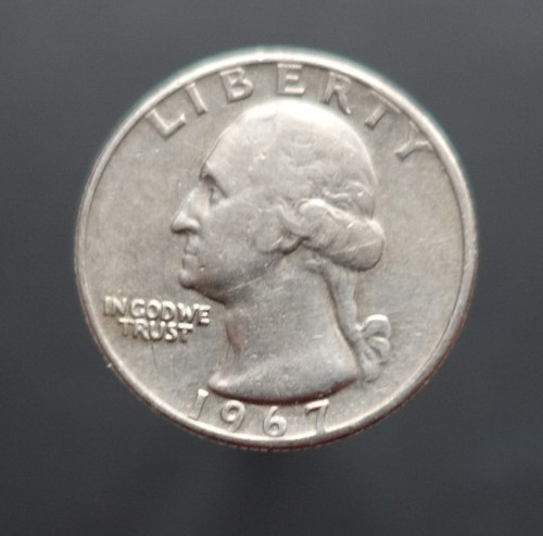 Usa quarter dollar 1967 - usa,