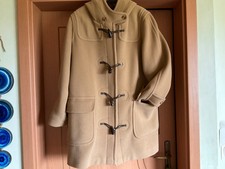 Jobis klassischer Duffelcoat reine Wolle, beige-braun, Größe 40/42