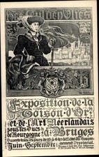 Ak Bruges Brügge Flandern Westflandern, Exposition de la Toison d'or - 3691199